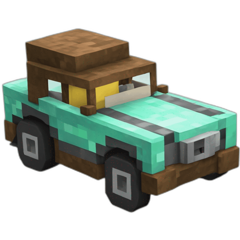 Minecraft car emoji