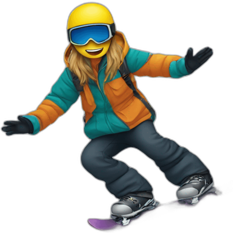 Snowboard emoji