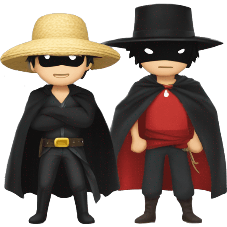 Luffy and zorro emoji