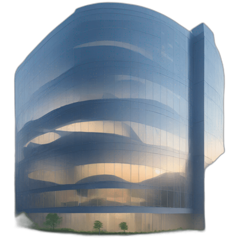 futuristic office building emoji