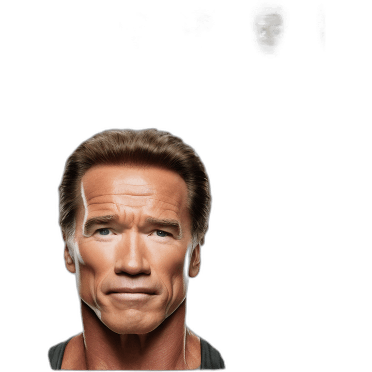 arnold schwarzenegger mimics shia labeouf meme emoji