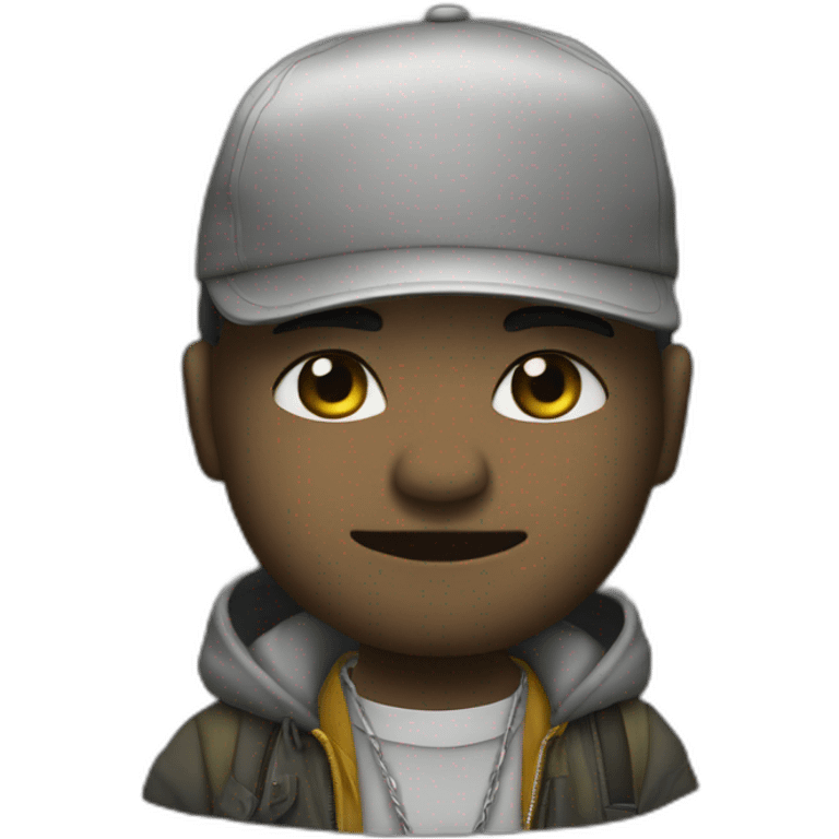 Le rappeur ninho emoji