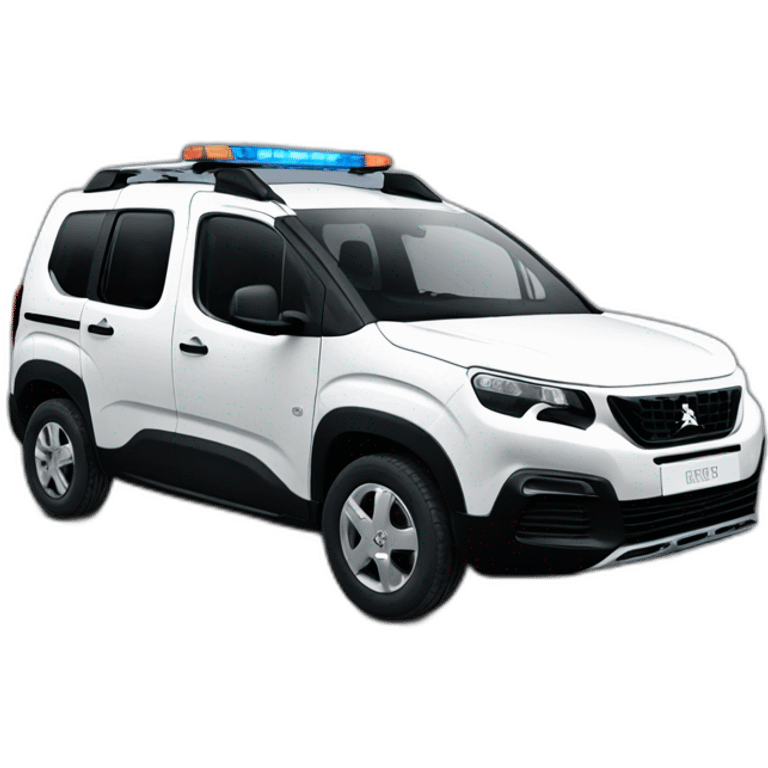 Peugeot rifter police emoji