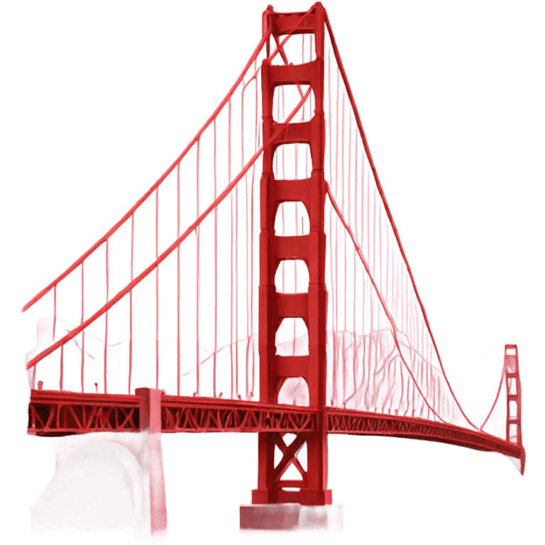 pink golden gate bridge, must be pink! emoji