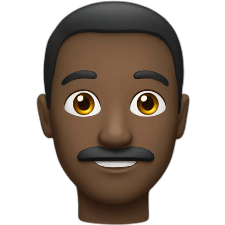 Chat à tache noire sur le nez emoji