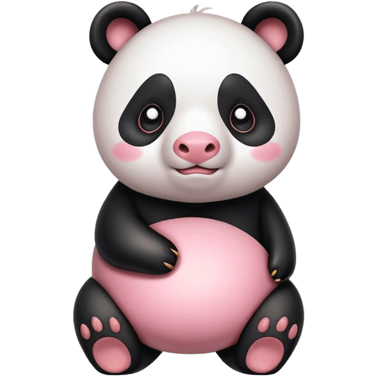 Panda piggy  emoji