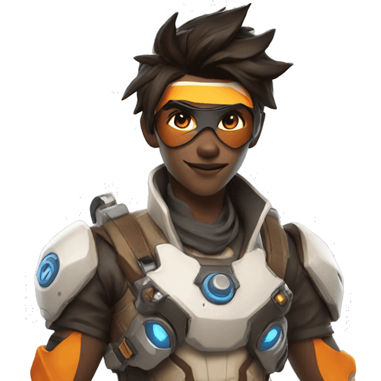 Tracer from Overwatch emoji