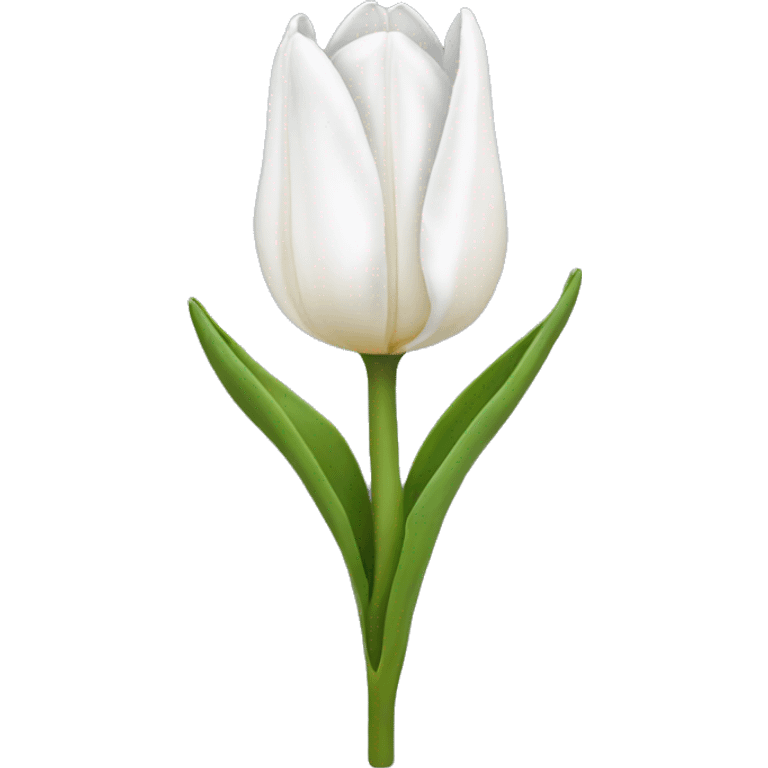 White tulip emoji