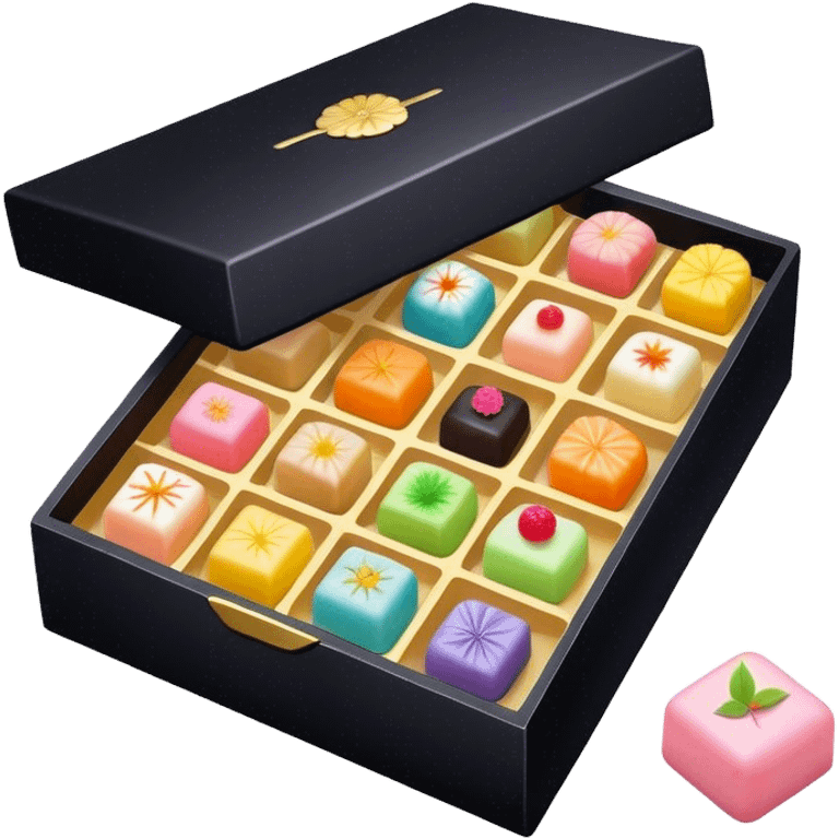 Black box of wagashi emoji