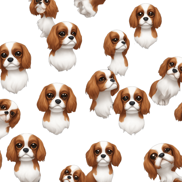 cavalier king charles spaniel  emoji