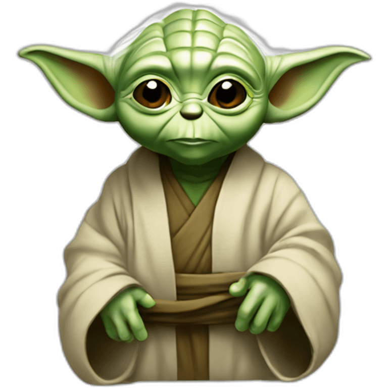 Yoda avec une djelaba emoji