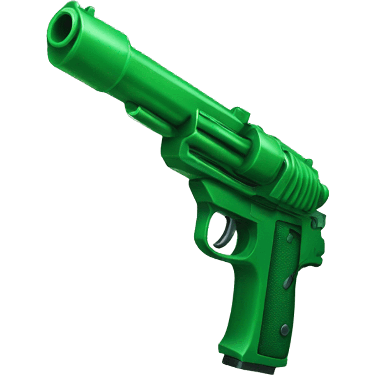 green gun emoji