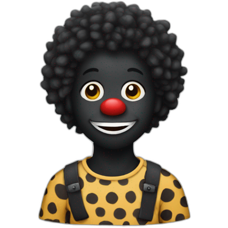 Golliwog is a giraffe emoji