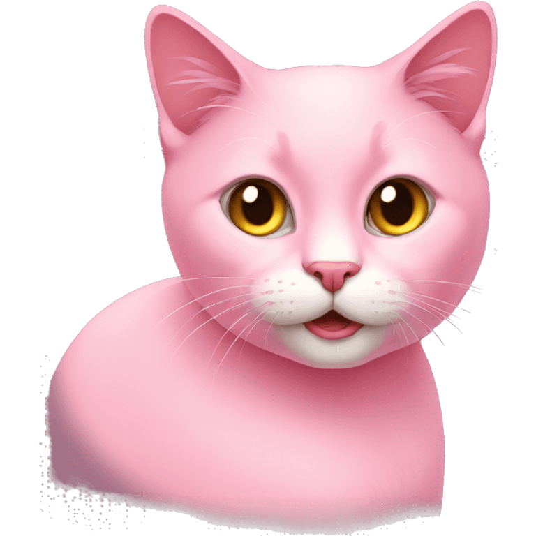 Gato rosa emoji