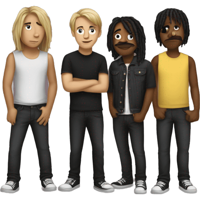 4 members in a band emoji