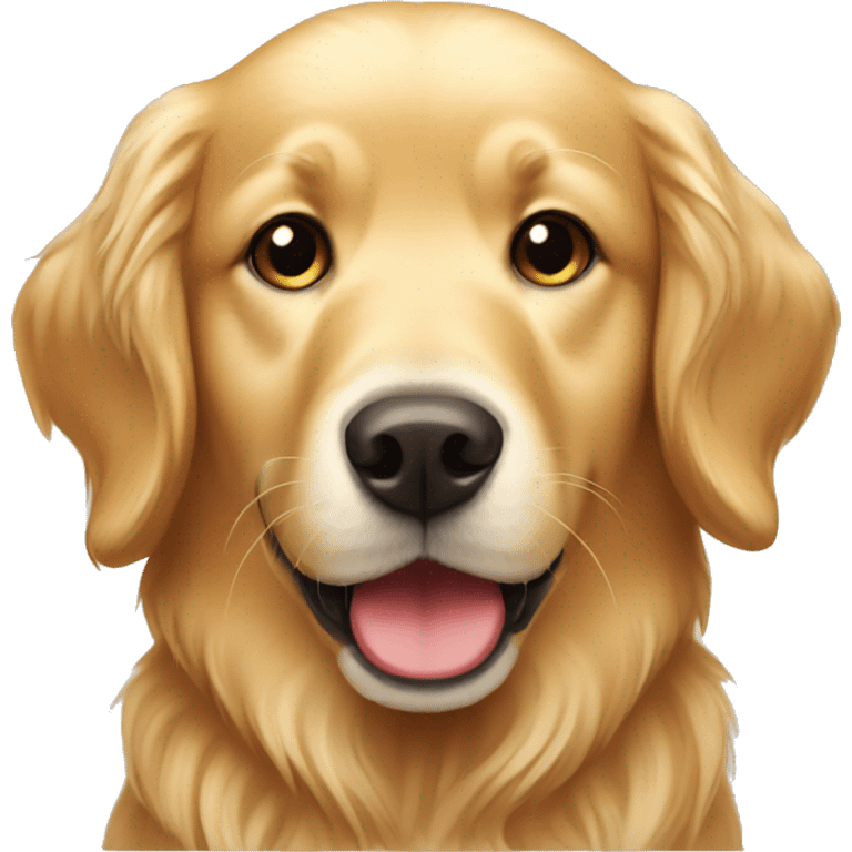 christmas golden retriever  emoji