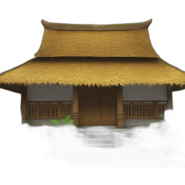 balinese traditional house 4k emoji