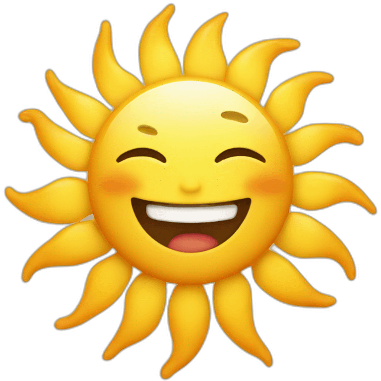 happy sun emoji