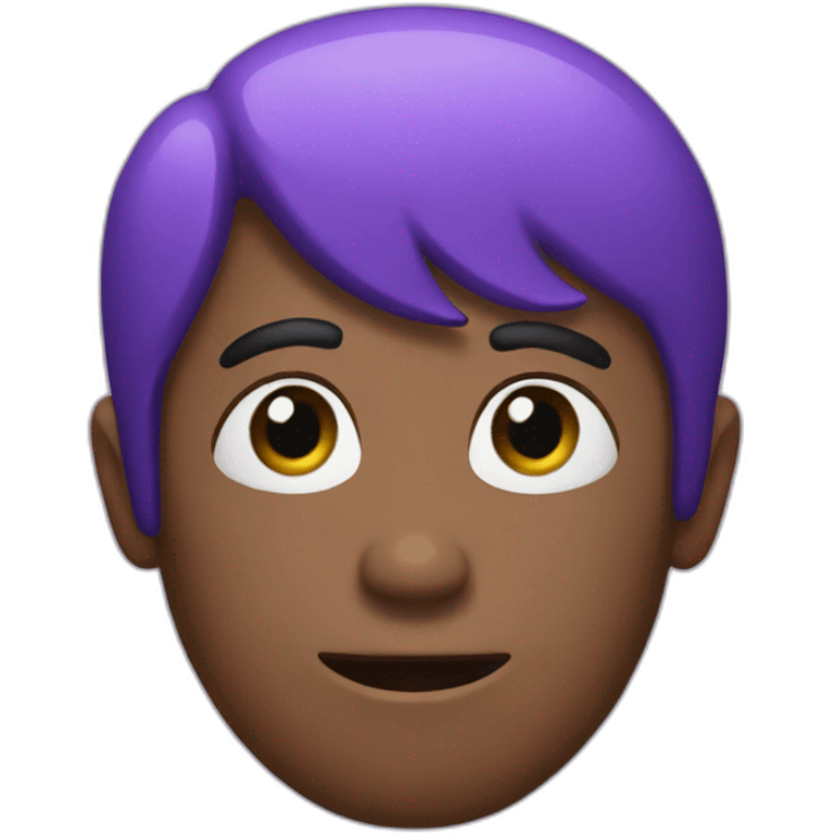 Purple guy emoji