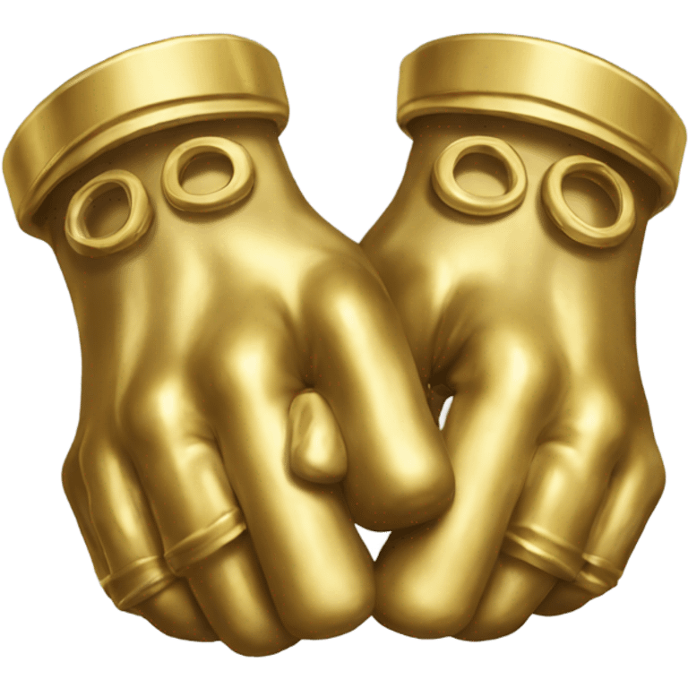 golden knuckle dusters emoji