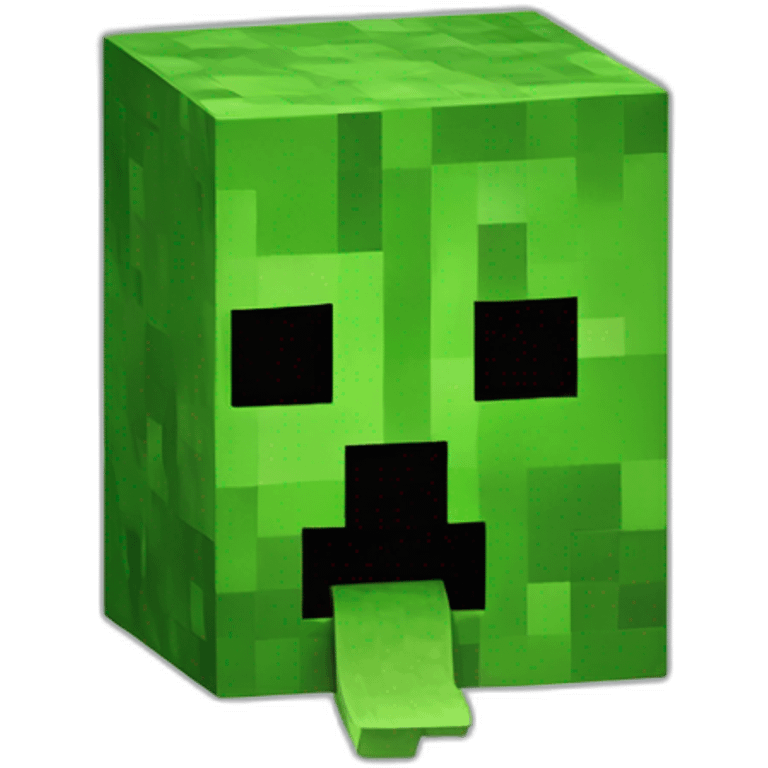 Creeper from Minecraft emoji