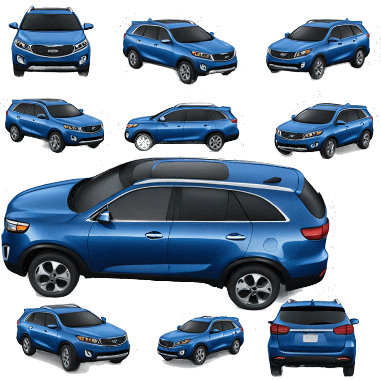 Blue Kia Sorento emoji