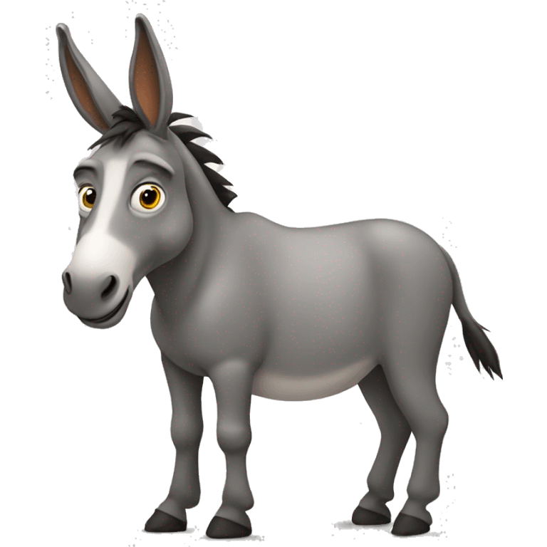 sitting donkey emoji