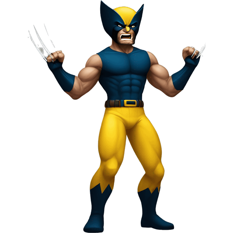 full body wolverine emoji