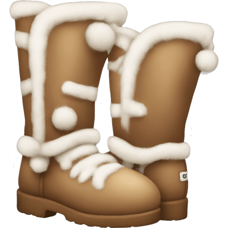 Christmas uggs emoji