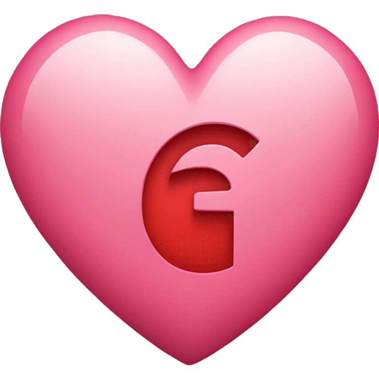 heart with letter g inside emoji