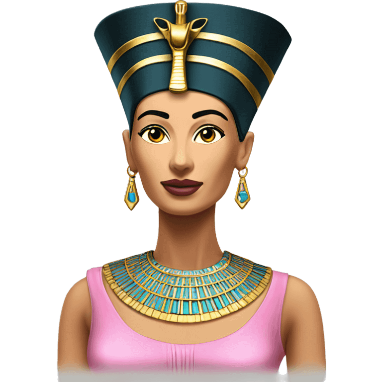 Nefertiti neck pink  emoji