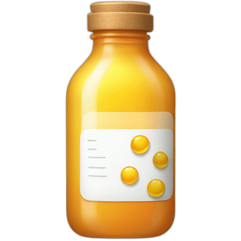 bottle of vitamin emoji