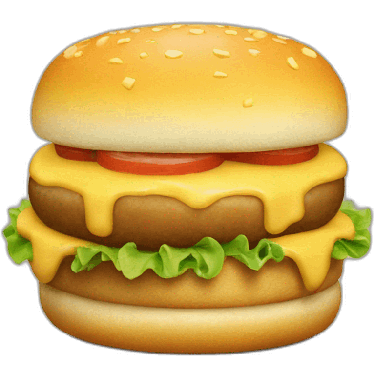 Hamburgesa de queso emoji