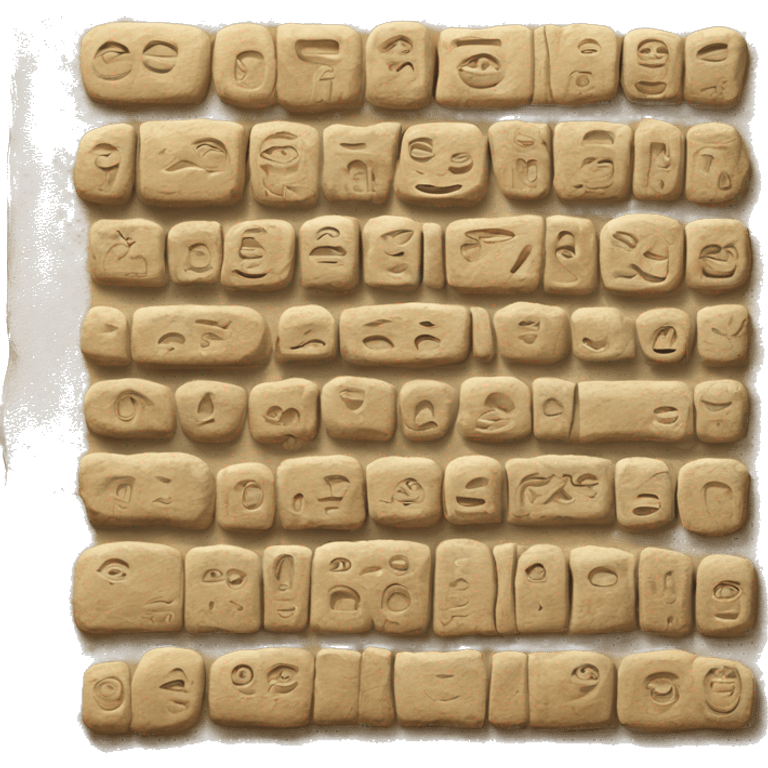 ancient tablet of Mesopotamia emoji