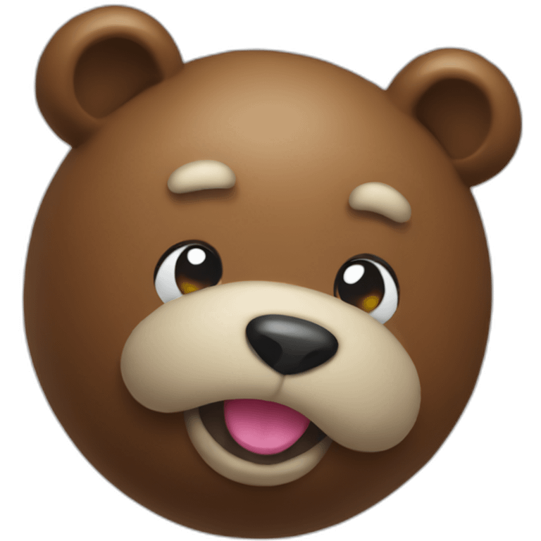 Poop coin bear emoji