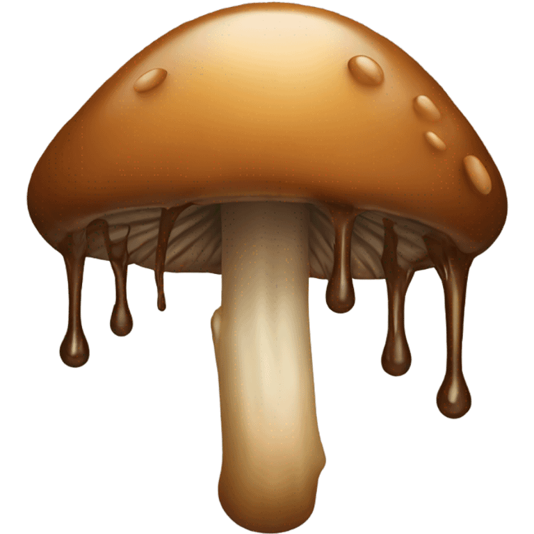 brown dripping mushroom emoji