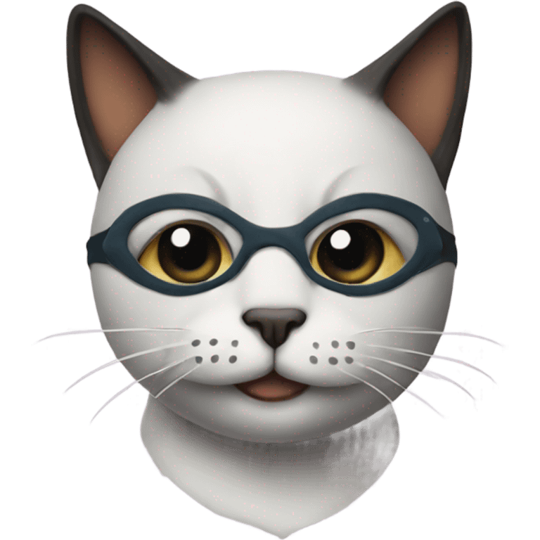 Cat wearing a mask  emoji