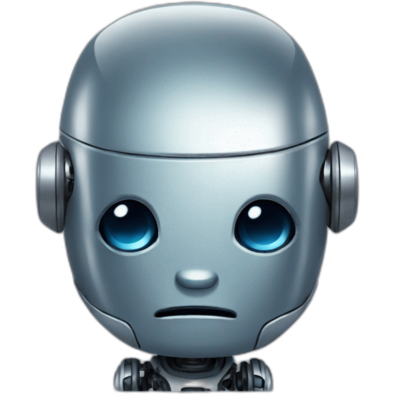 cute robot sad emoji