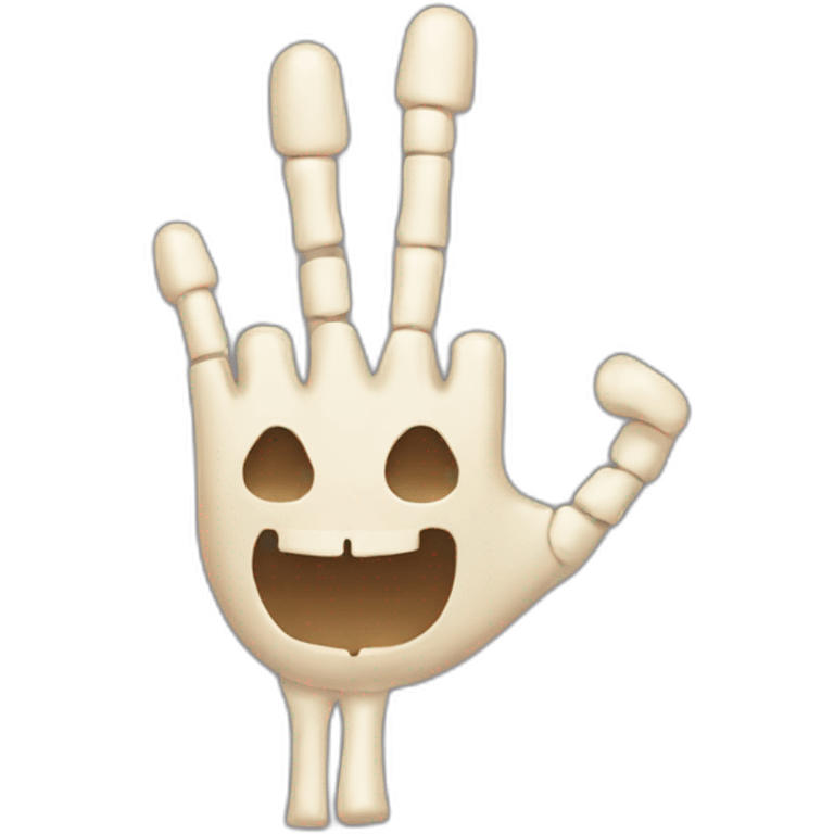 Boney finger  emoji