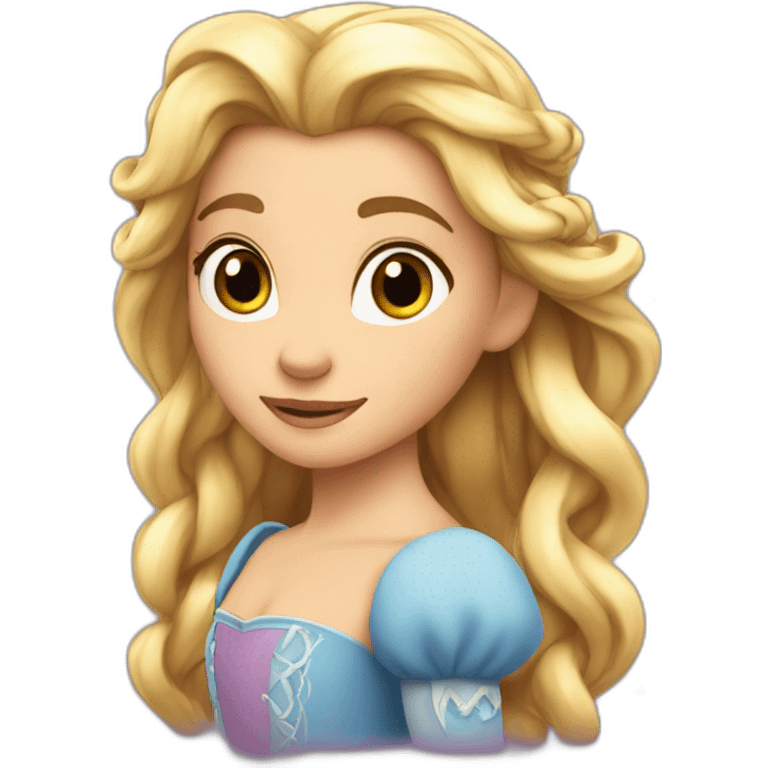 Princesse raiponce emoji