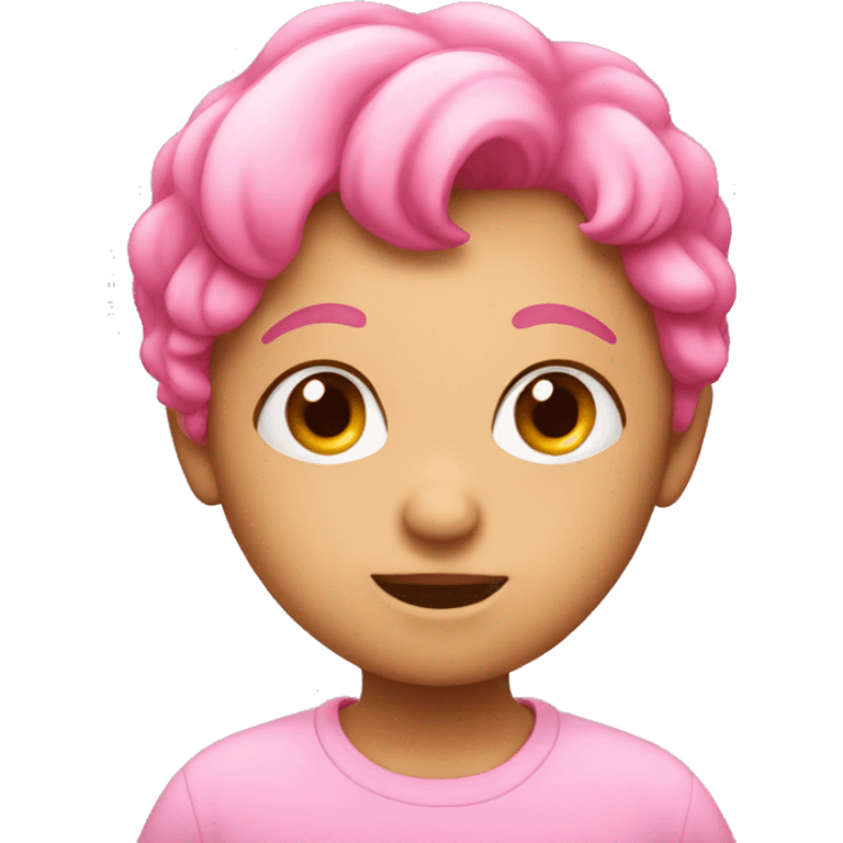 Cute pink emoji emoji