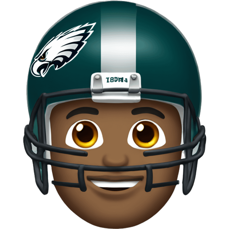 philadelphia eagle offensive lineman football emoji