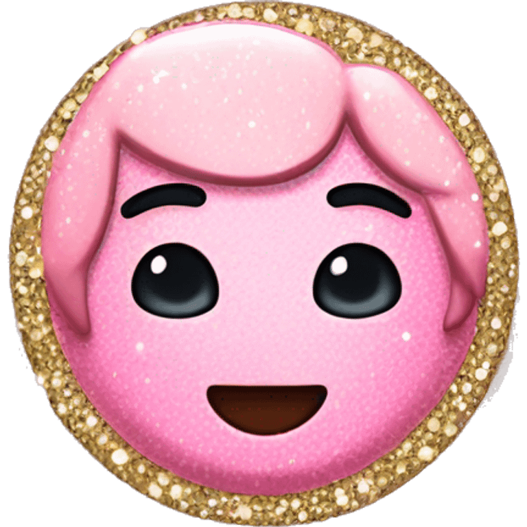 Blush Pin Icon with Sparkles saying Slay emoji