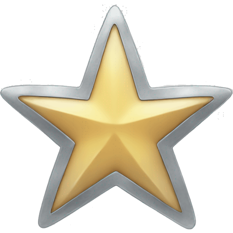 Silver star emoji