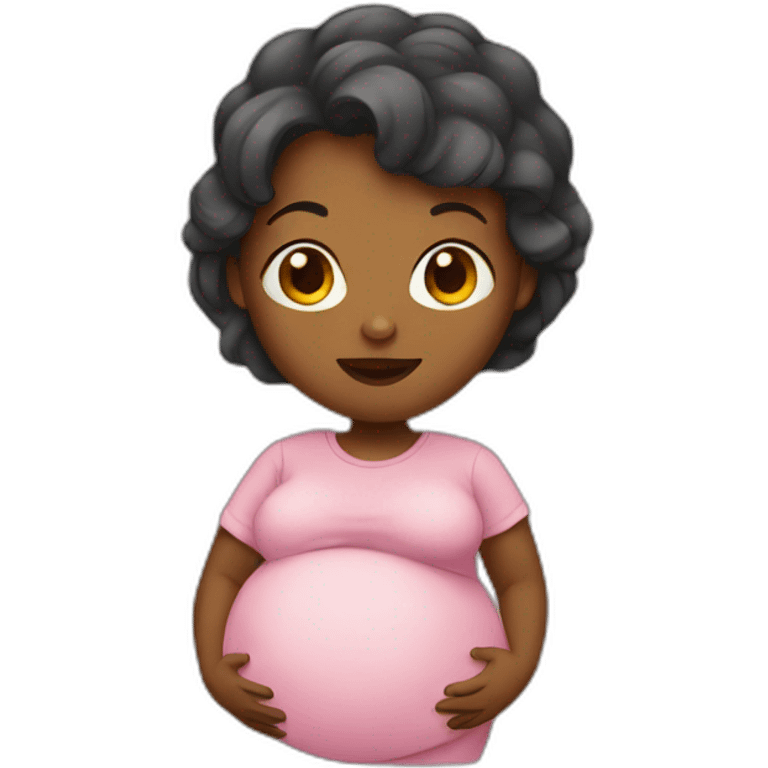 pregnant woman emoji