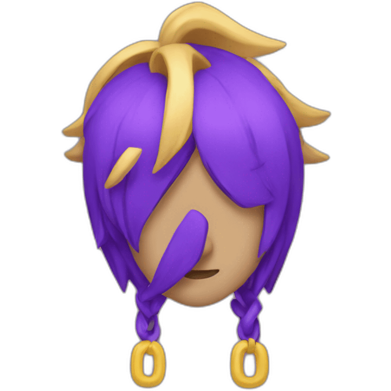 link styled purple emoji