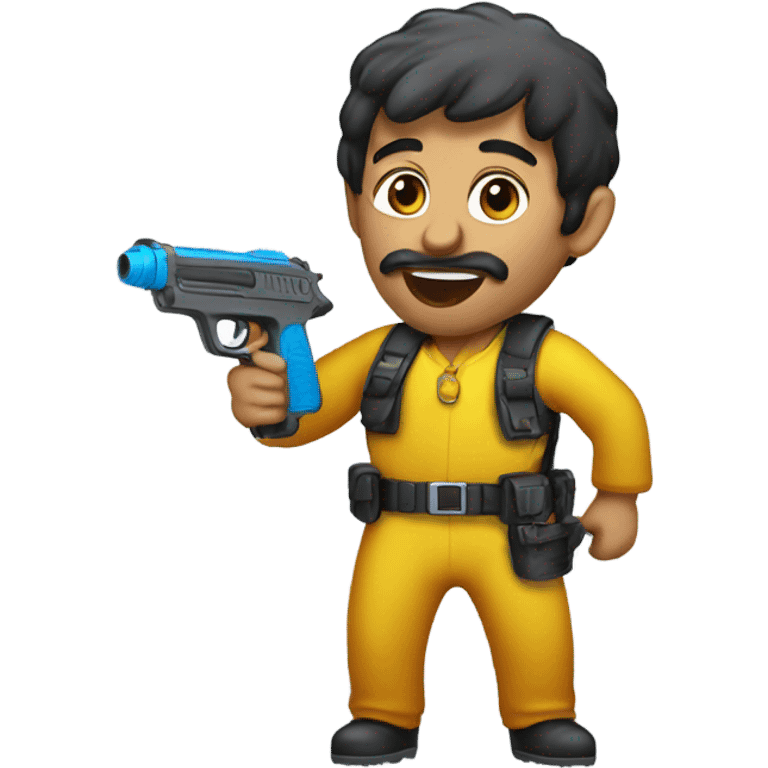 iranian with watergun emoji