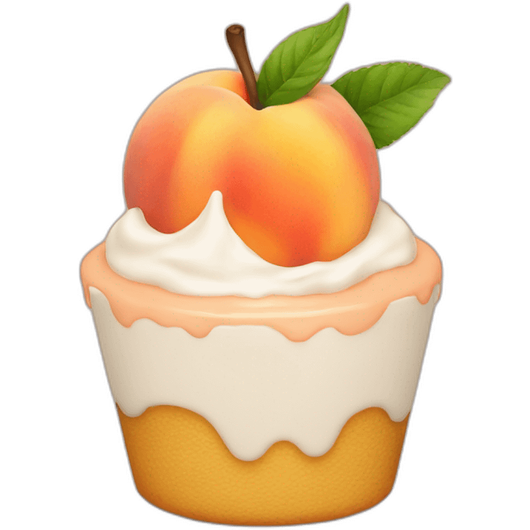 Peach Cream  emoji