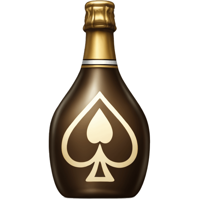 Champaign bottle Ace Of Spades emoji