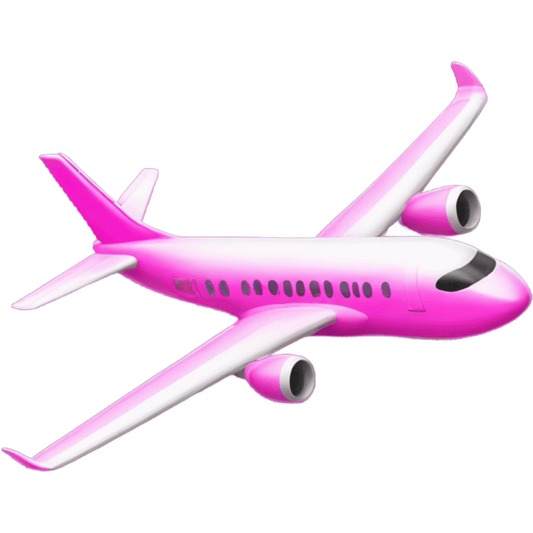 pink plane  emoji